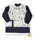 Bata amb botons. Estampat girafes