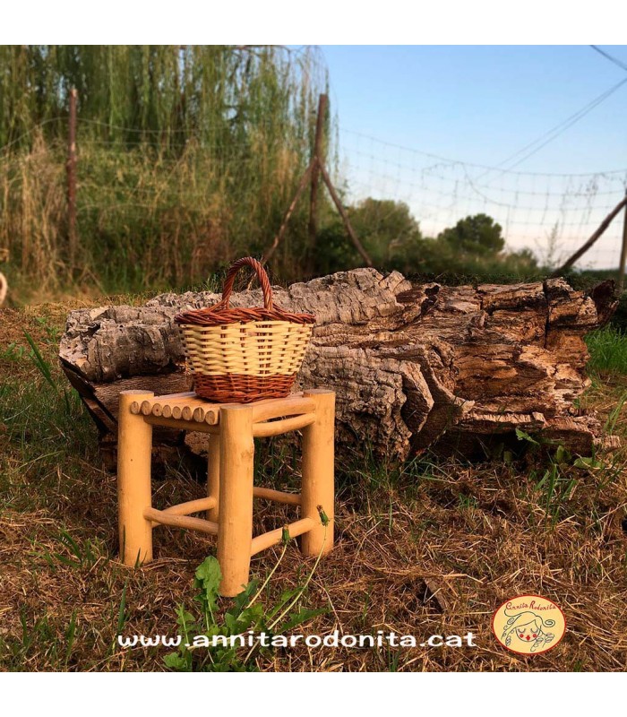 Cistell de vímet mida infantil