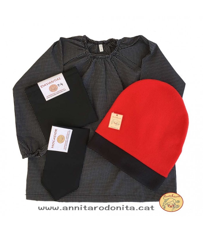 Vestit de castanyer amb barretina