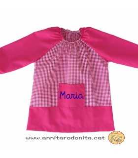 Bata amb goma. Personalitzada amb el nom