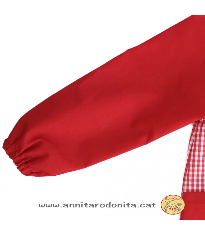 Bata amb botons, personalitzada amb el nom
