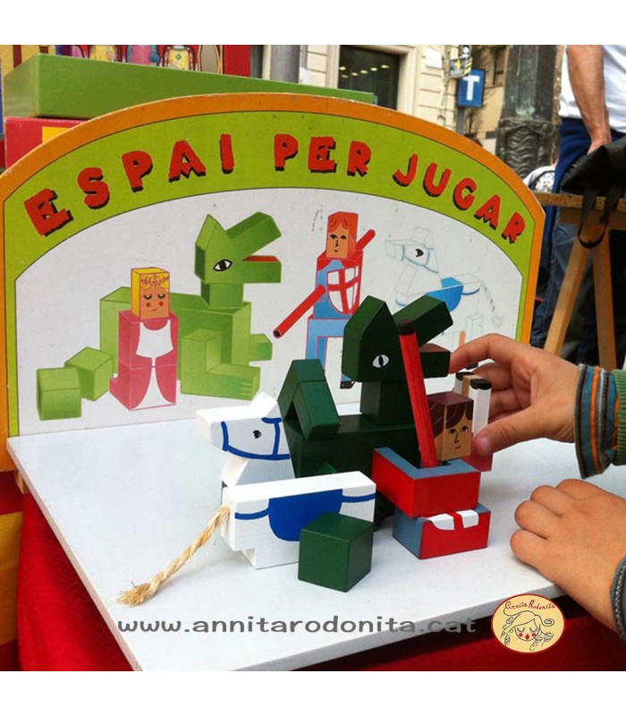 Joguina de fusta de Sant Jordi