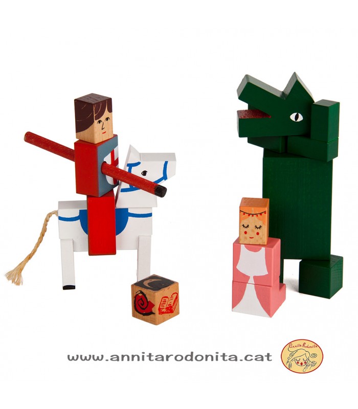 Joguina de fusta de Sant Jordi