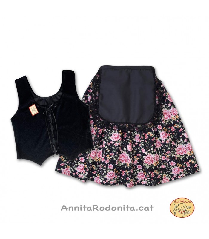 Vestit de catalana amb cosset sense mànigues