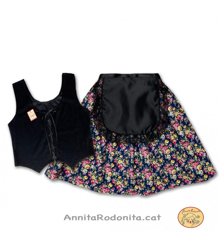 Vestit de catalana amb cosset sense mànigues