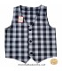 Armilla de quadres gris