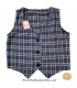 Armilla de quadres blava