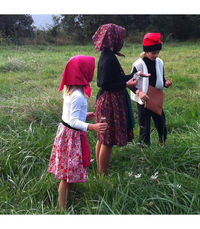 Mocador llis pastora i castanyera