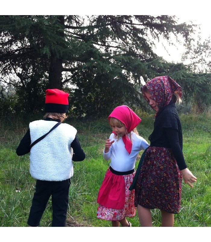 Mocador llis pastora i castanyera