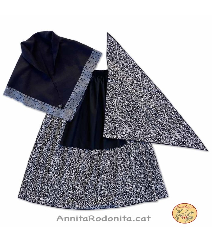 Vestit llarg de castanyera per dona