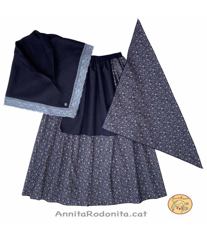 Vestit llarg de castanyera per dona