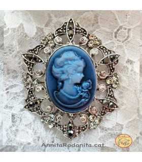 Fermall amb Camafeu tons blaus
