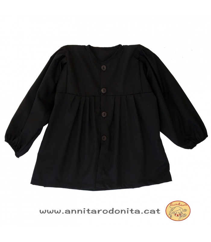 Camisa negre amb pinces