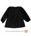 Camisa negre amb pinces