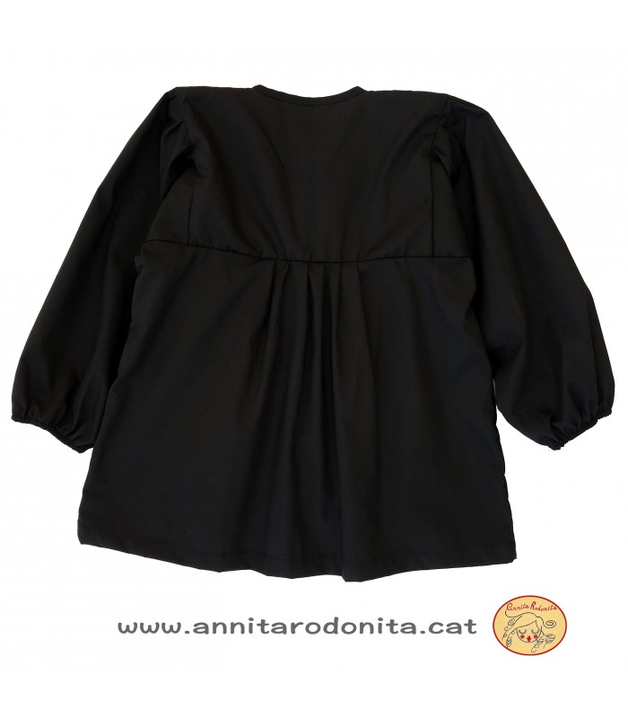 Camisa negre amb pinces