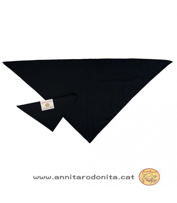 Mocador negre pel cap, infantil